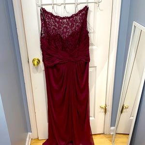 David’s bridal bridesmaid dress